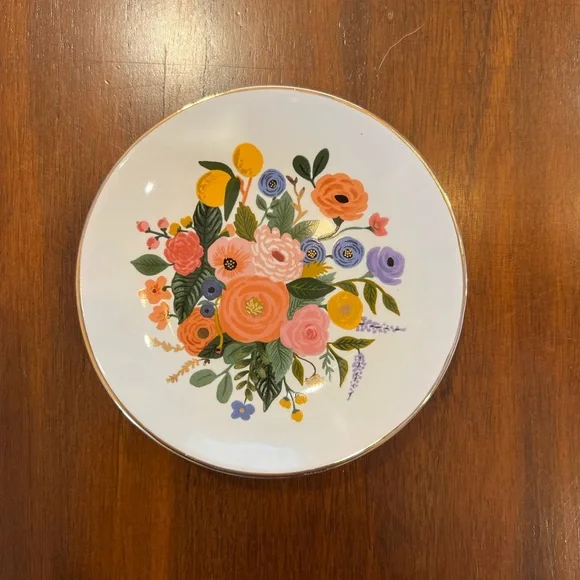 Rifle Paper Co. Ring Dish - Garden Party Bouquet - Picture 1 of 2